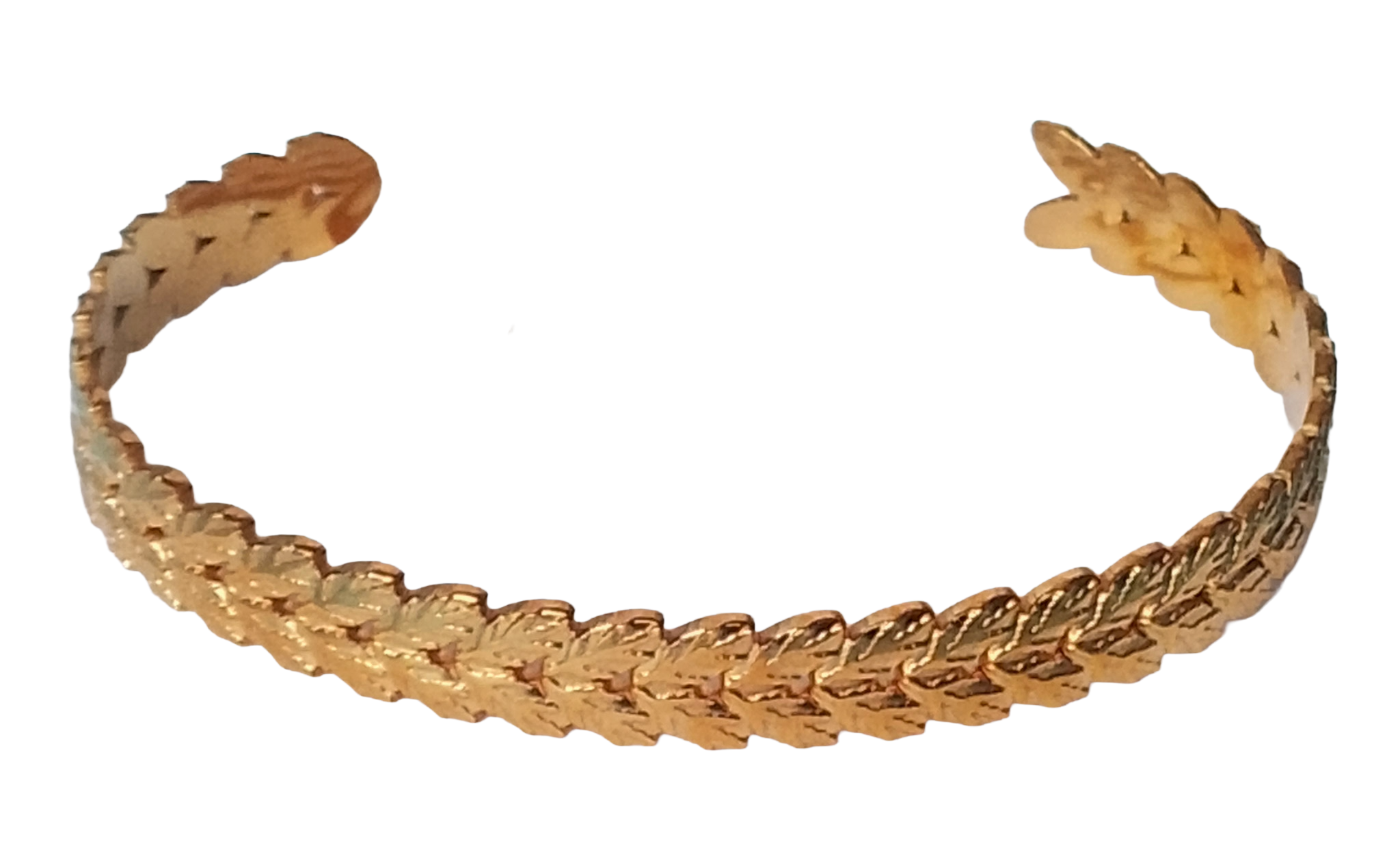 Bracelet Manchette Doré Ajouré – Acier Inoxydable Plaqué Or